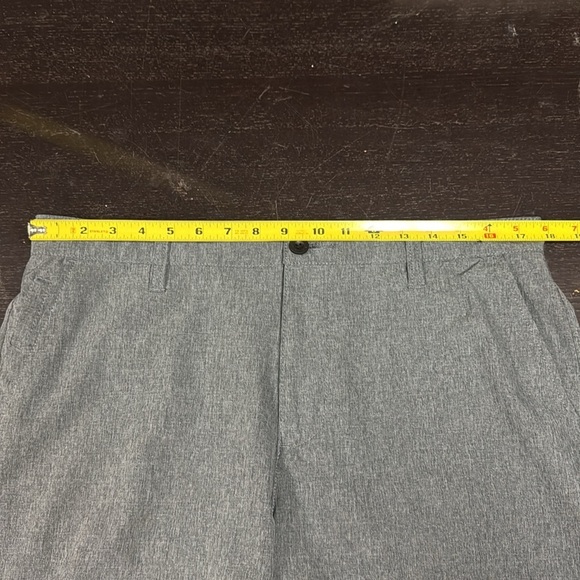 RVCA gray hybrid, flat front shorts, swim trunks, 34 - Picture 9 of 16